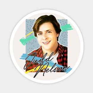 Judd Nelson - 80s Retro Style Fan Art Design Magnet